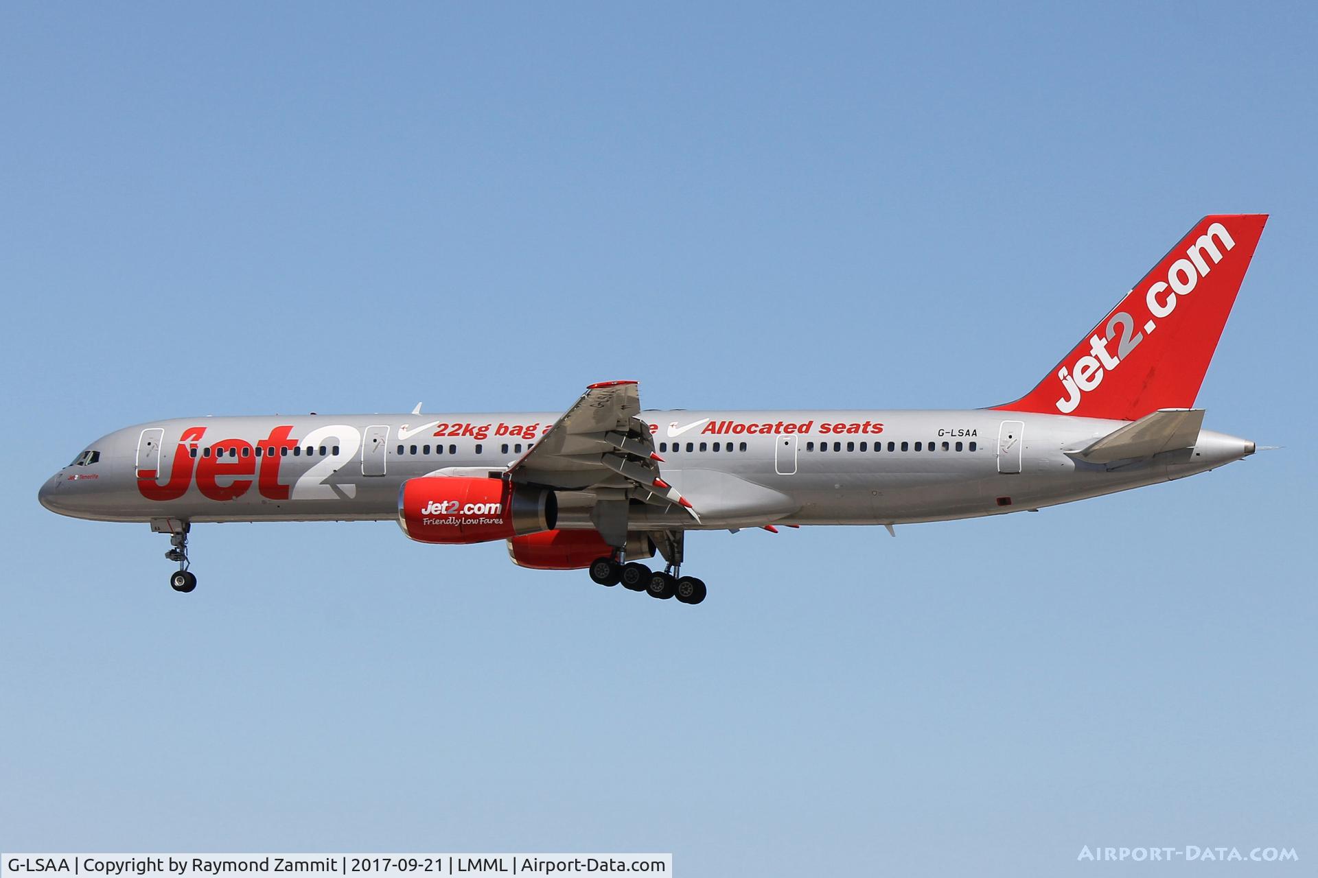 G-LSAA, 1988 Boeing 757-236 C/N 24122, B757 G-LSAA Jet2Com