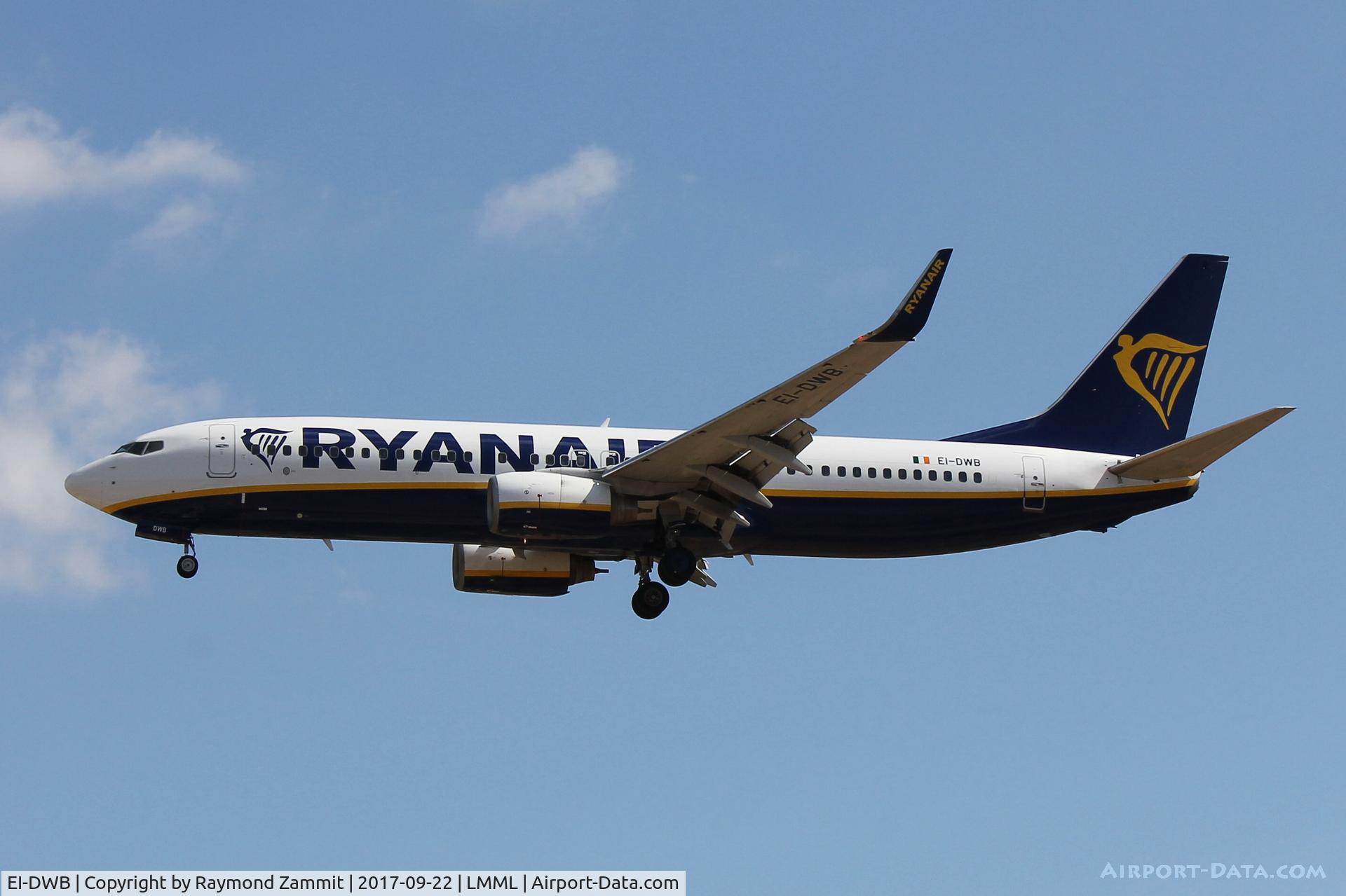 EI-DWB, 2007 Boeing 737-8AS C/N 36075, B737-800 EI-DWB Ryanair
