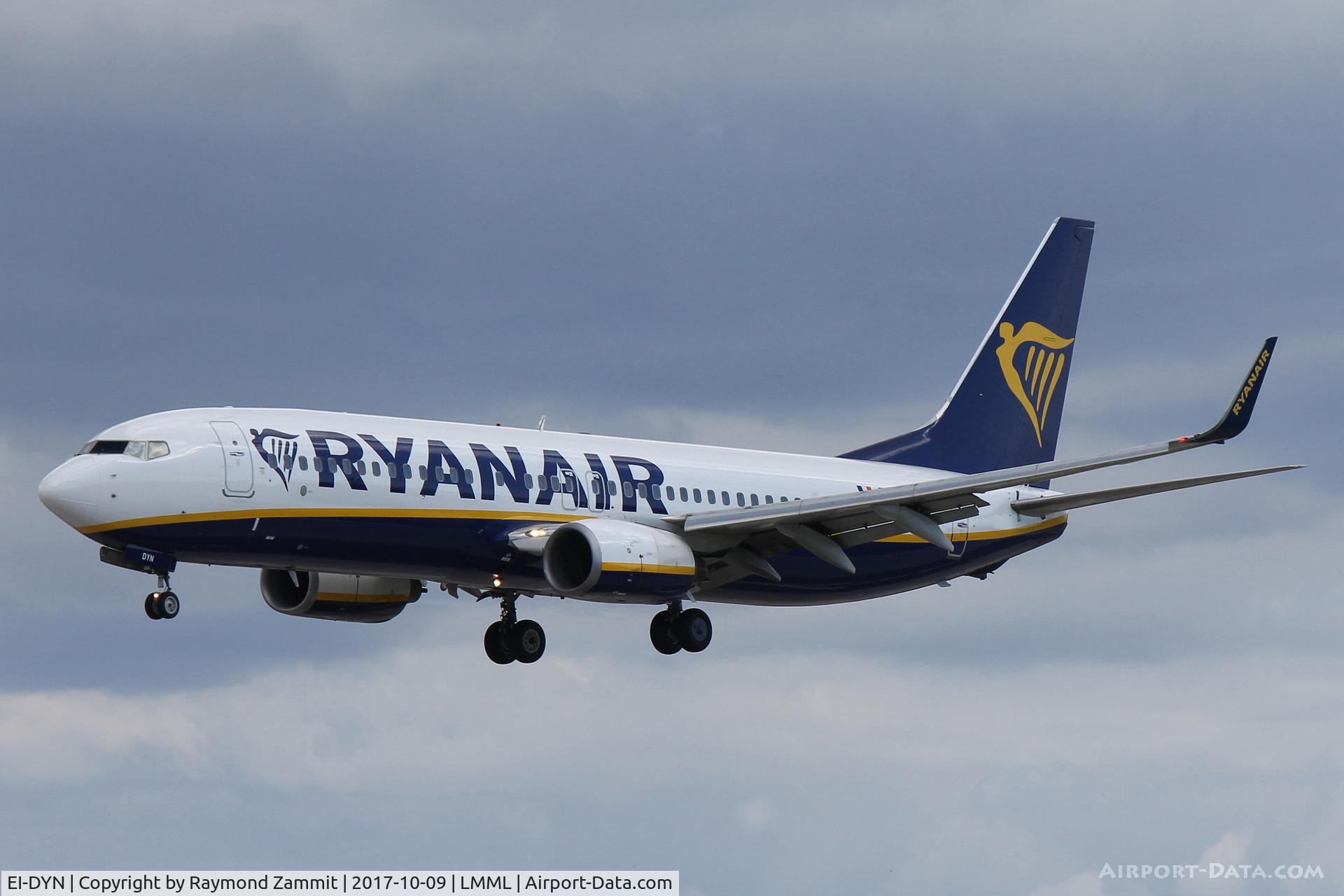 EI-DYN, 2008 Boeing 737-8AS C/N 36576, B737-800 EI-DYN Ryanair