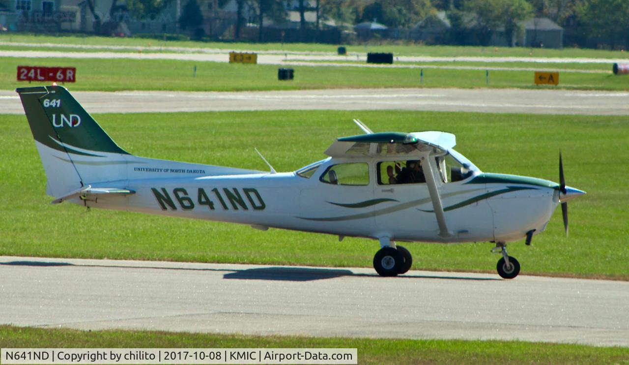 N641ND, Cessna 172S C/N 172S11615, UND cross country comes to Crystal.
