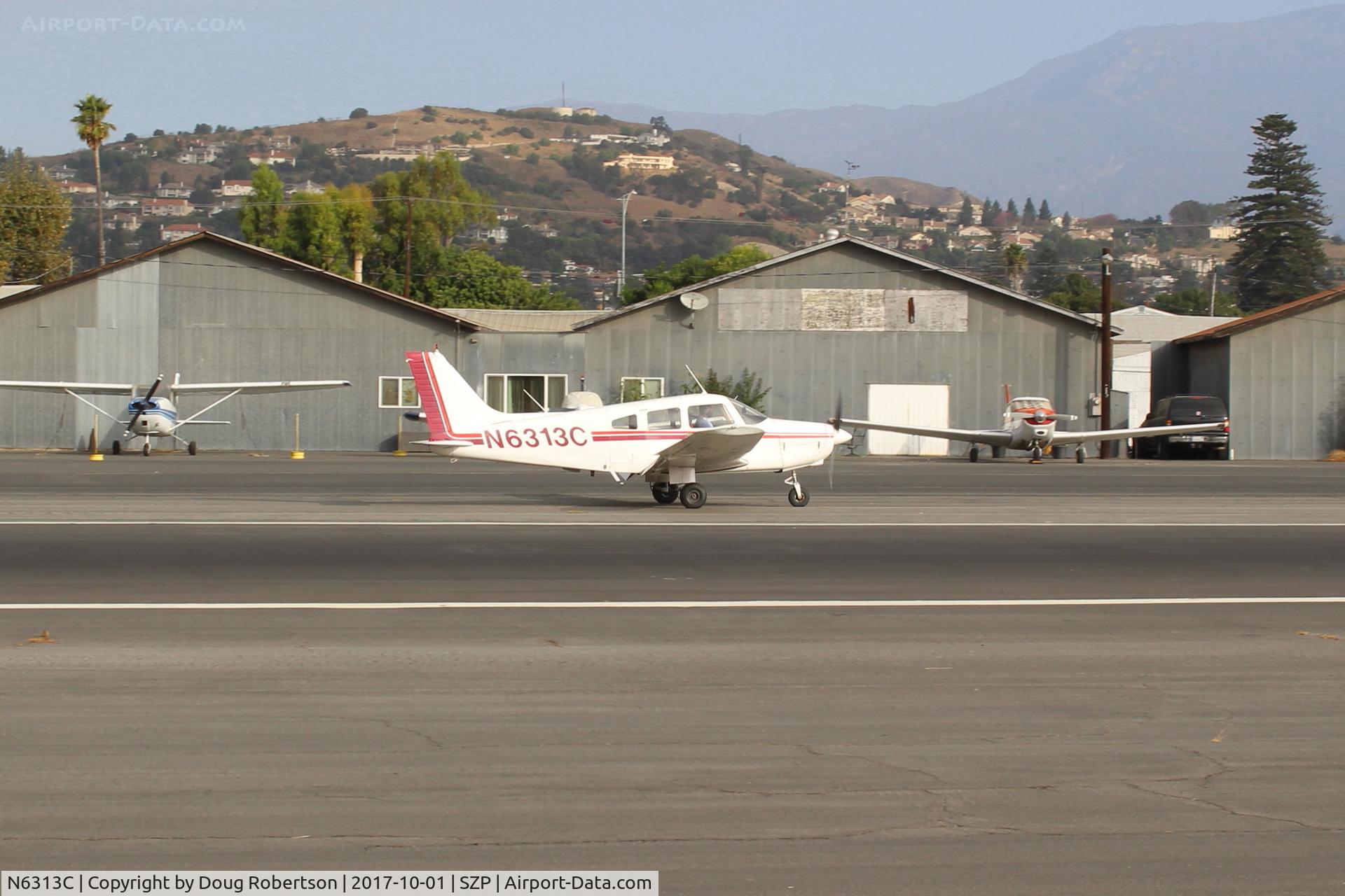 N6313C, 1978 Piper PA-28-161 Warrior II C/N 28-7816406, 1978 Piper PA-28-161 WARRIOR II, Lycoming O-320-D3G 160 Hp, taxi