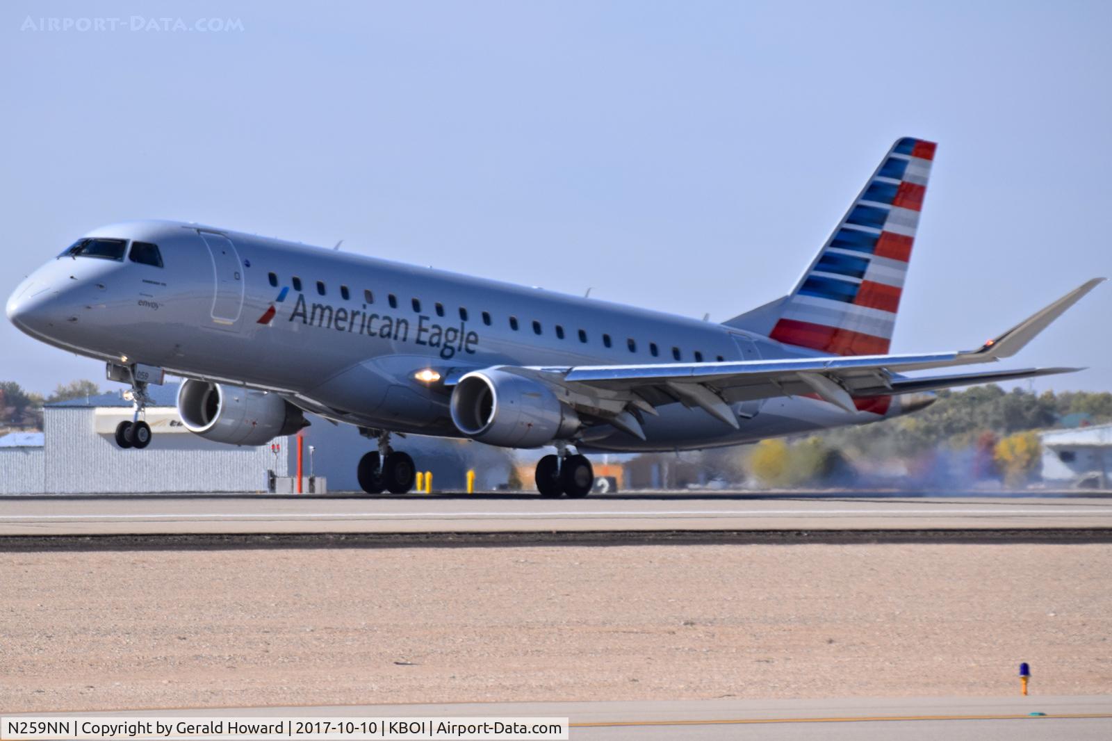 N259NN, 2017 Embraer 175LR (ERJ-170-200LR) C/N 17000682, Landing RWY 10L.