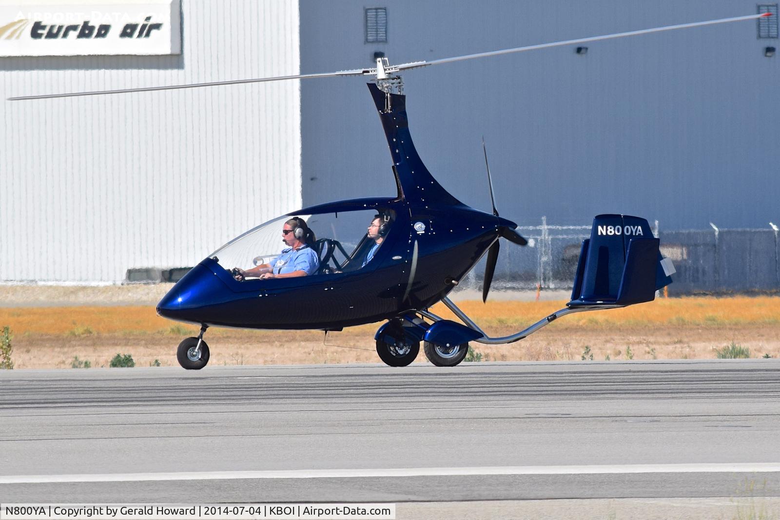 N800YA, AutoGyro Calidus C/N C00308, Landing roll out on RWY 10L.