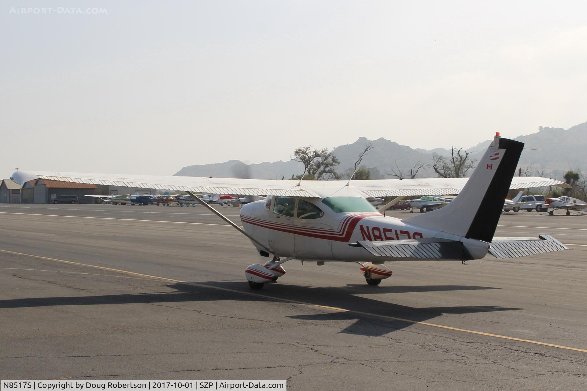 N8517S, 1965 Cessna 182H Skylane C/N 18256617, 1965 Cessna 182H  SKYLANE, Continental O-470-R 230 Hp, taxi back