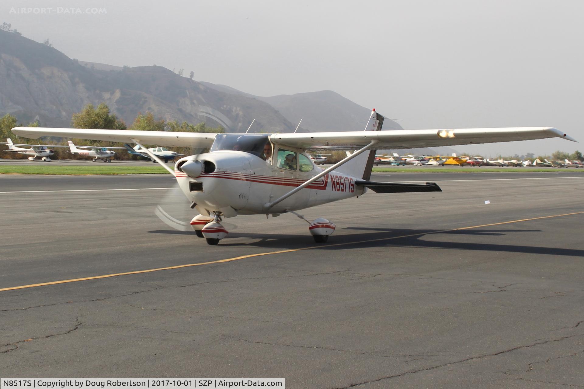 N8517S, 1965 Cessna 182H Skylane C/N 18256617, 1965 Cessna 182H SKYLANE, Continental O-470-R 230 Hp, taxi back