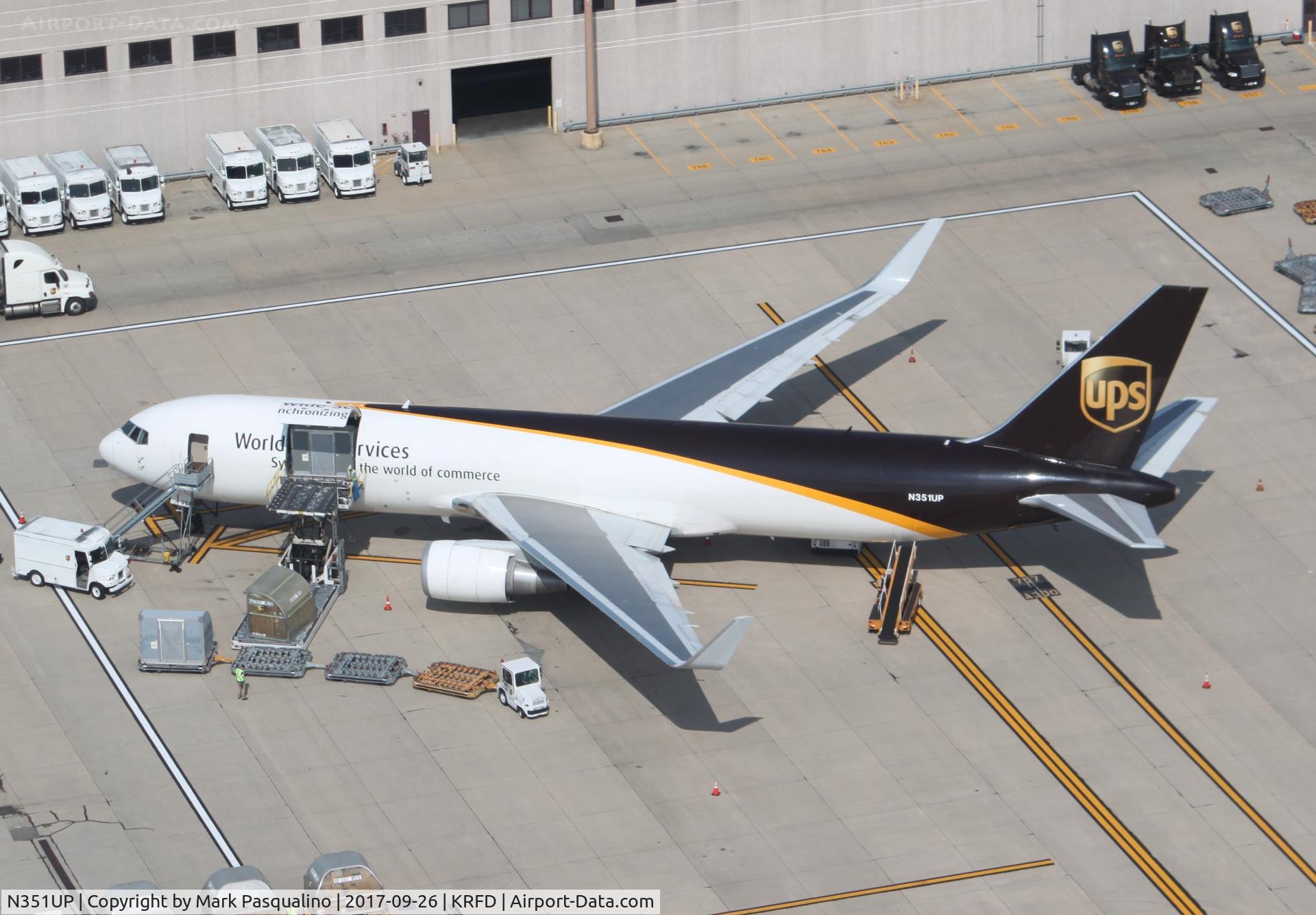 N351UP, 2012 Boeing 767-34AF/ER C/N 37874, Boeing 767-300F