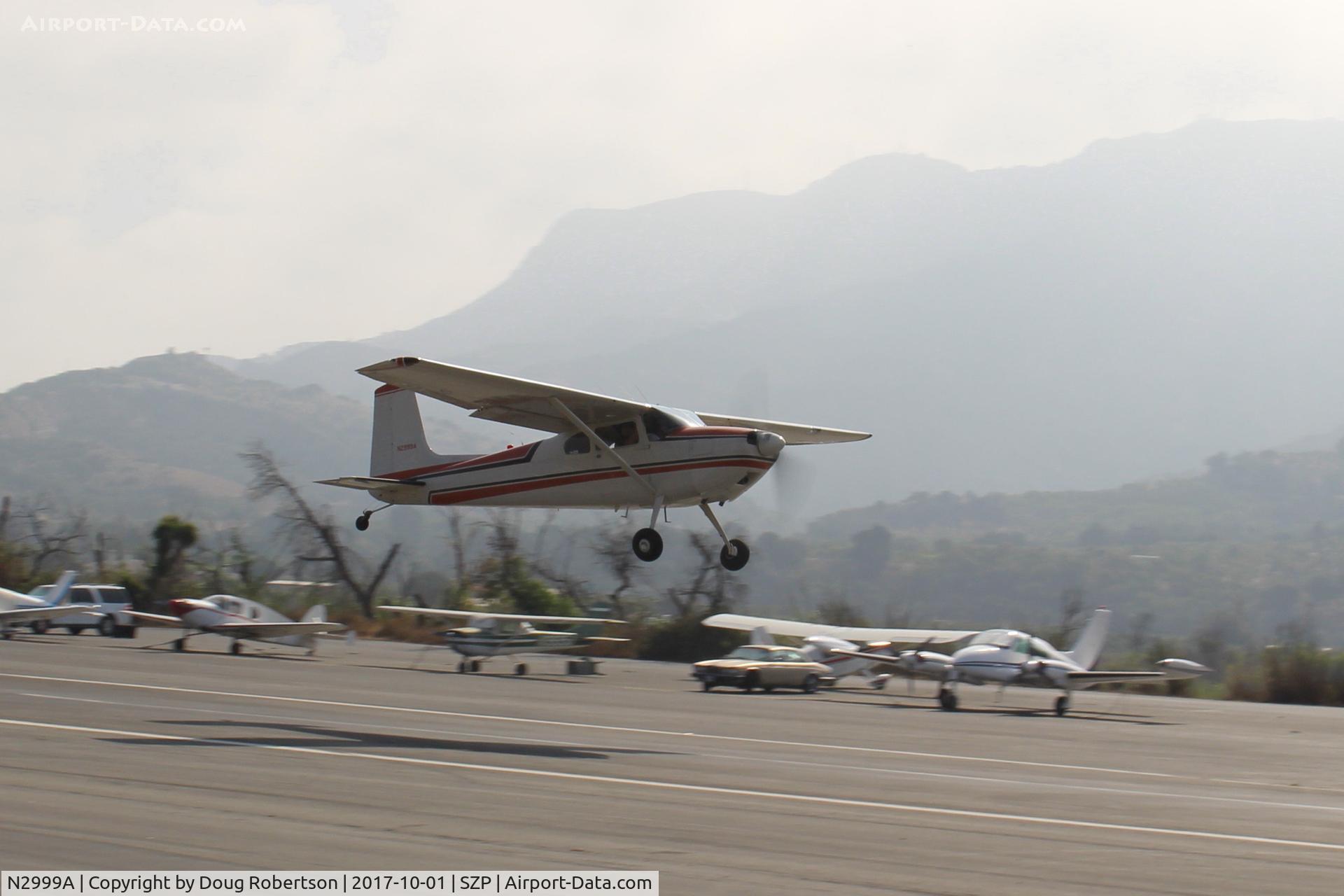 N2999A, 1953 Cessna 180 C/N 30199, 1953 Cessna 180, Continental O-470-A 225 Hp, takeoff climb Rwy 22