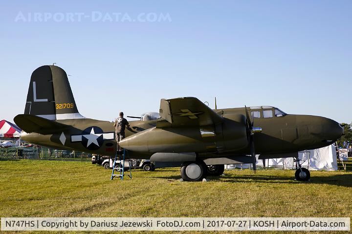 N747HS, 1943 Douglas A-20G-40-DO Havoc C/N 21356, Douglas A-20G Havoc  C/N 21356, N747HS