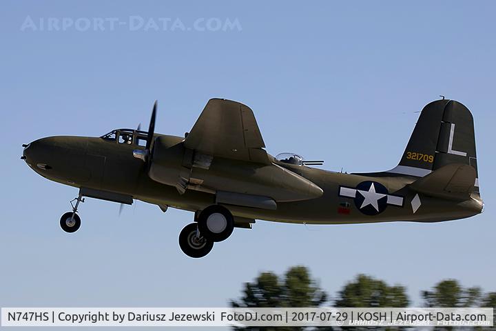 N747HS, 1943 Douglas A-20G-40-DO Havoc C/N 21356, Douglas A-20G Havoc  C/N 21356, N747HS