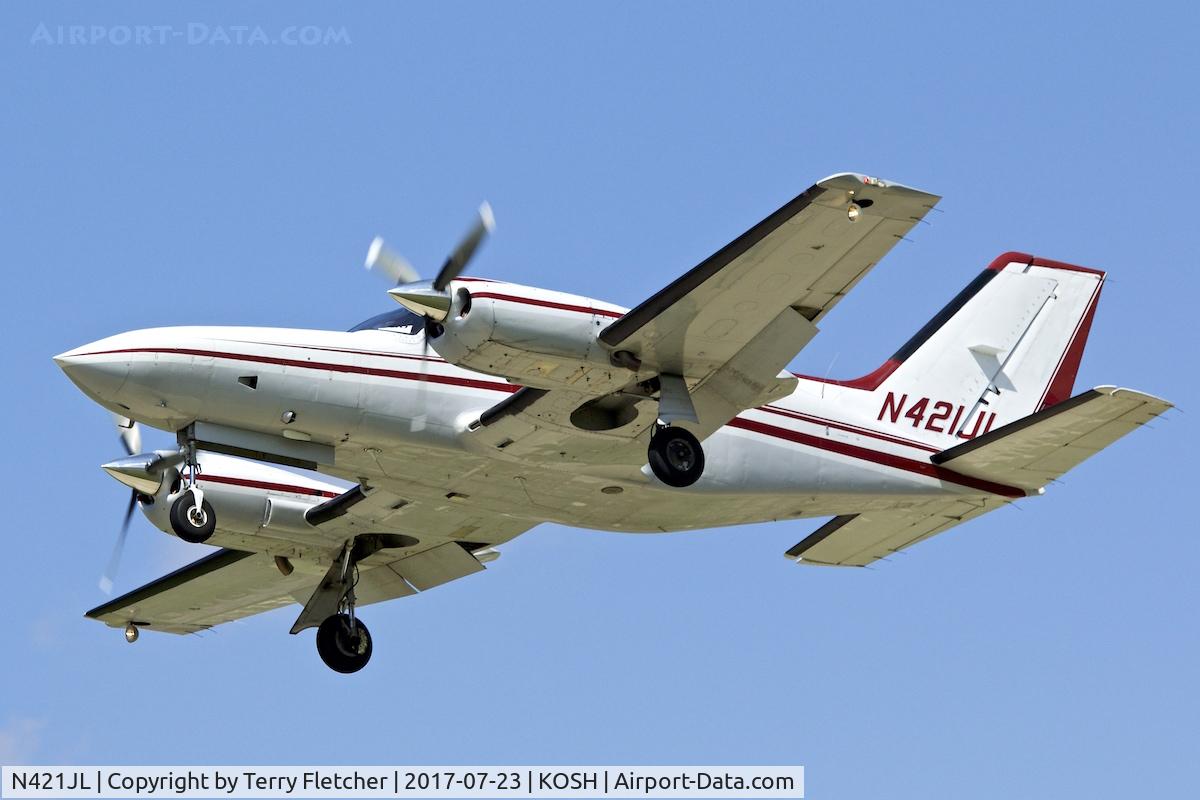 N421JL, Cessna 421C Golden Eagle C/N 421C0452, at 2017 EAA AirVenture at Oshkosh