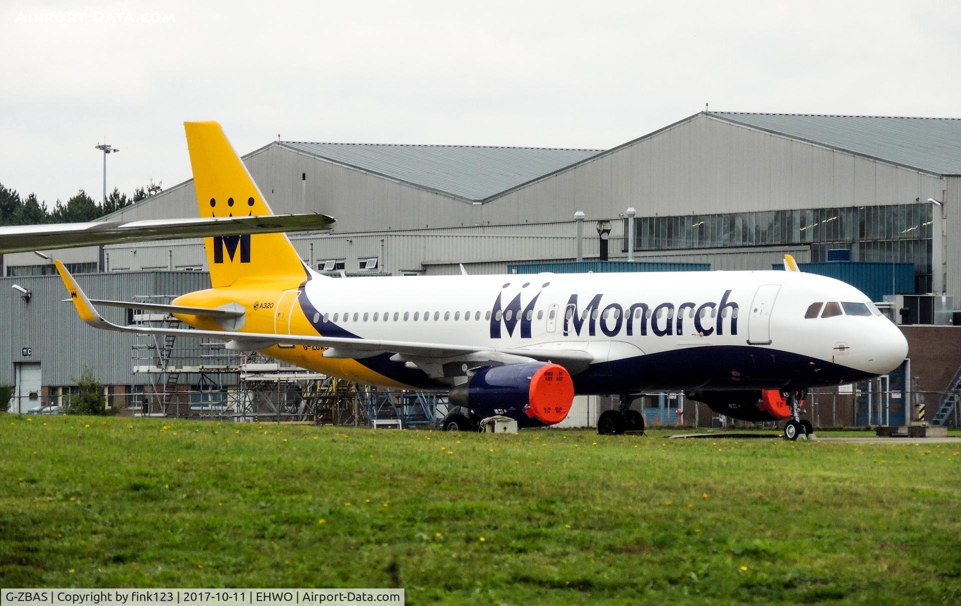 G-ZBAS, 2015 Airbus A320-214 C/N 6550, Monarch A320