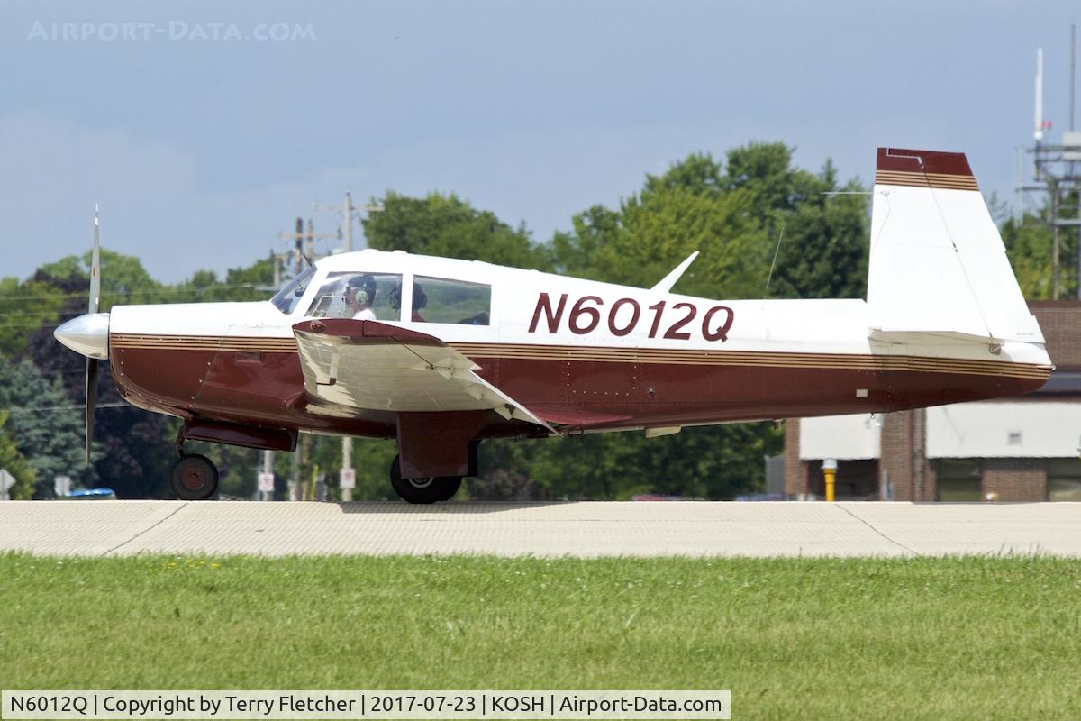 N6012Q, 1965 Mooney M20E C/N 864, at 2017 EAA AirVenture at Oshkosh