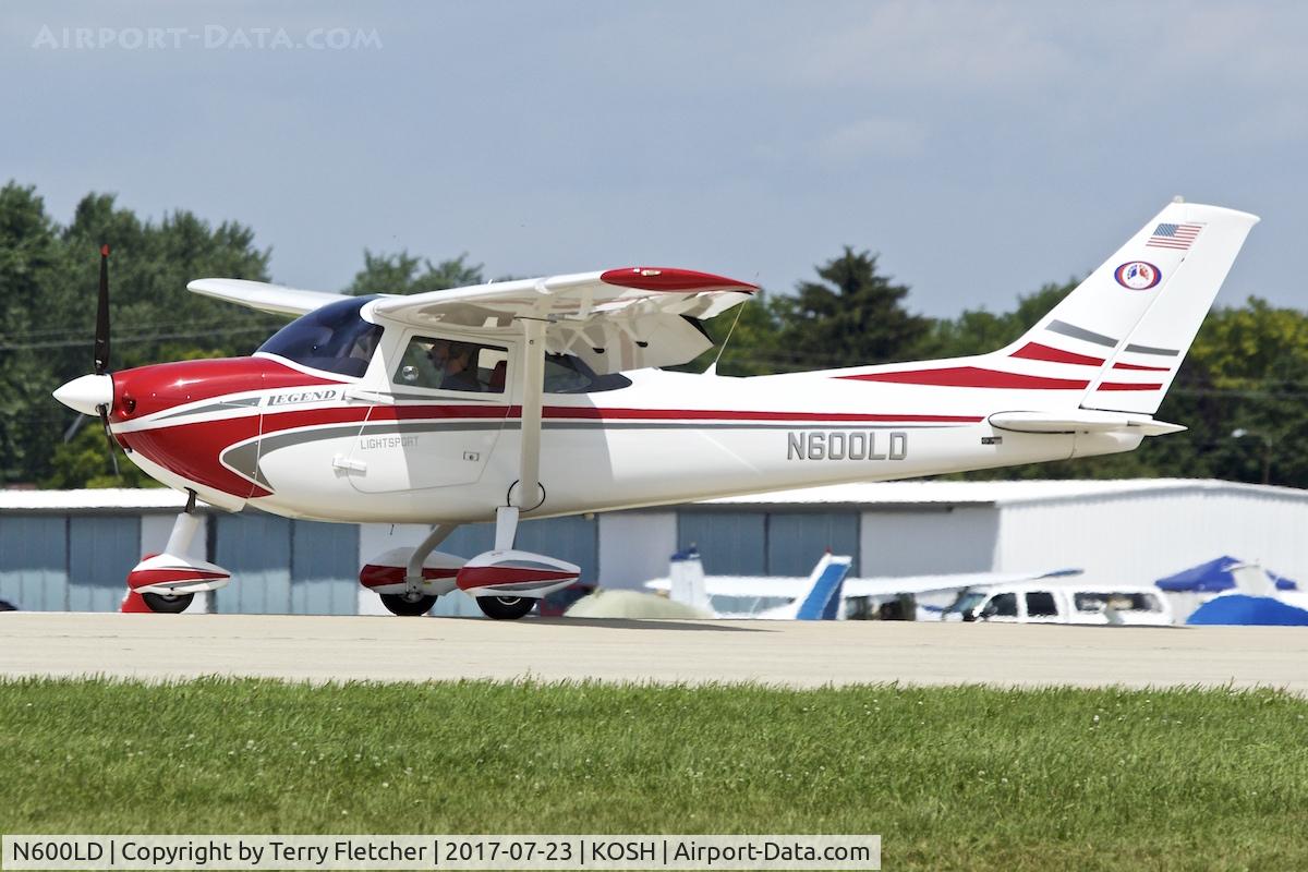 N600LD, 2016 Aeropilot Legend 600 C/N 1531, at 2017 EAA AirVenture at Oshkosh