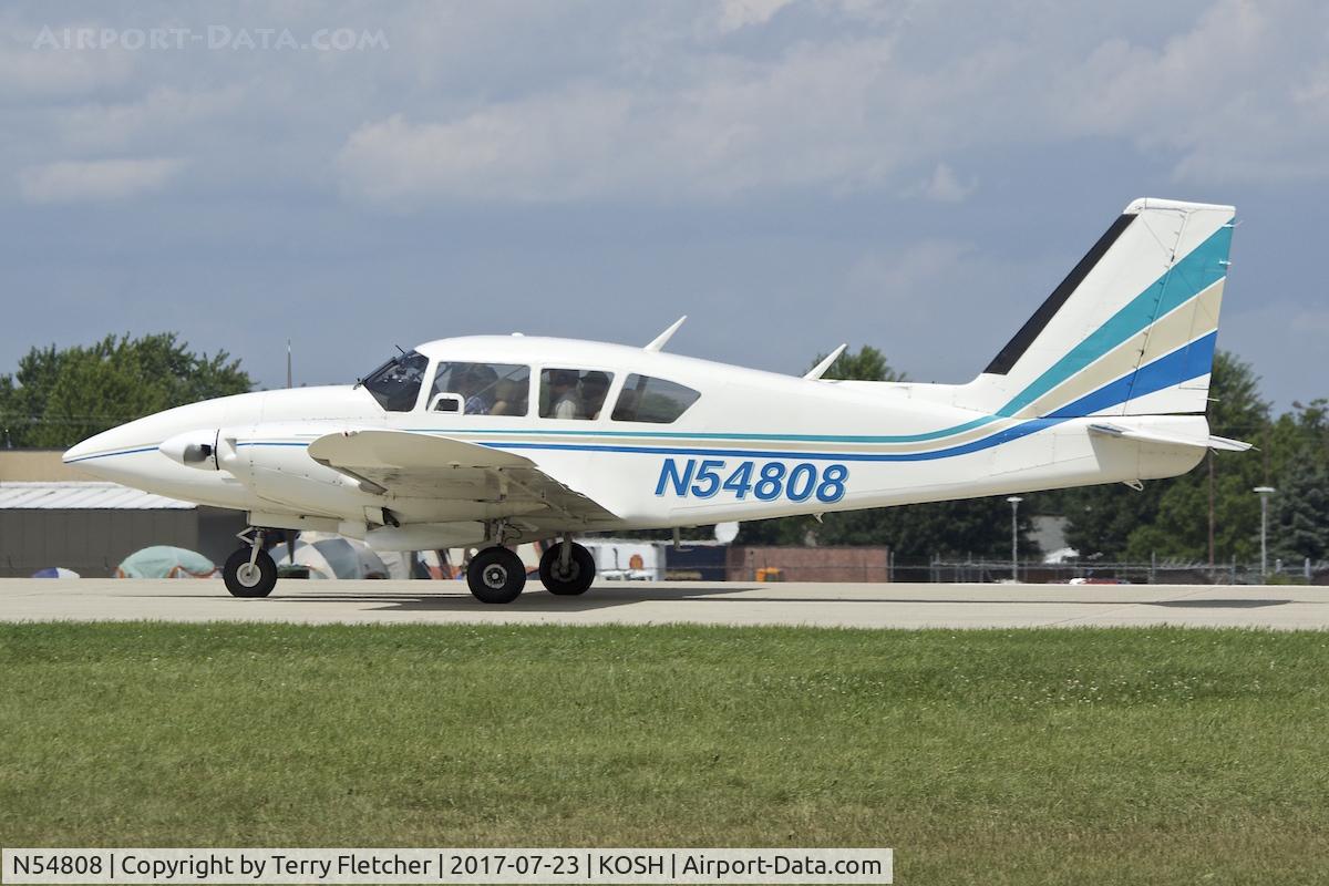 N54808, 1975 Piper PA-23-250 Aztec C/N 277554106, at 2017 EAA AirVenture at Oshkosh