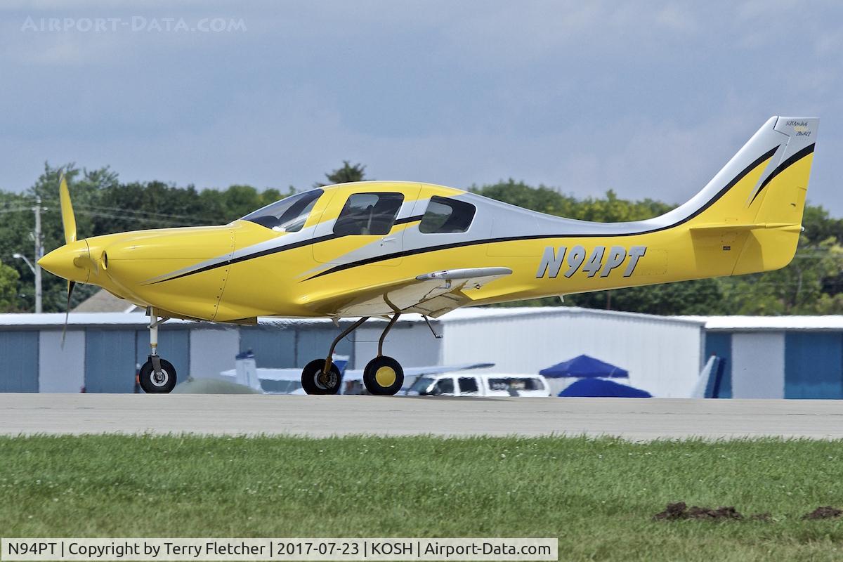 N94PT, 2006 Lancair IV C/N LIV-494, at 2017 EAA AirVenture at Oshkosh
