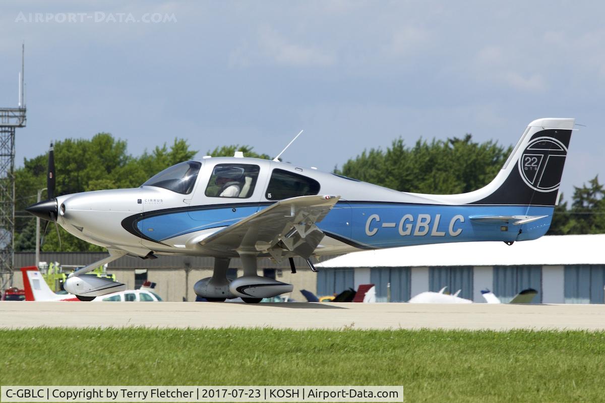 C-GBLC, 2013 Cirrus SR22T C/N 0659, at 2017 EAA AirVenture at Oshkosh