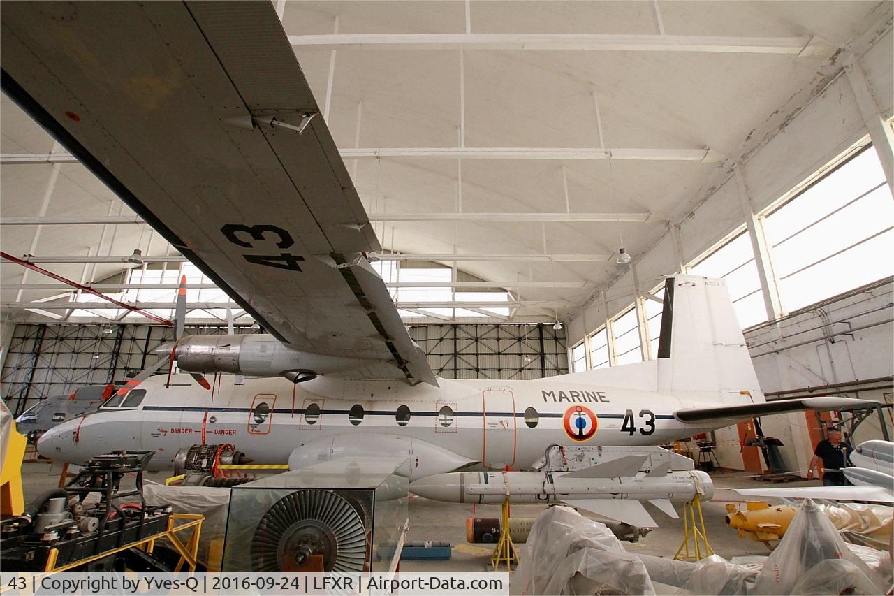 43, 1968 Aerospatiale N-262A Fregate C/N 43, Aerospatiale N-262A Fregate, Preserved at Naval Aviation Museum, Rochefort-Soubise airport (LFXR)