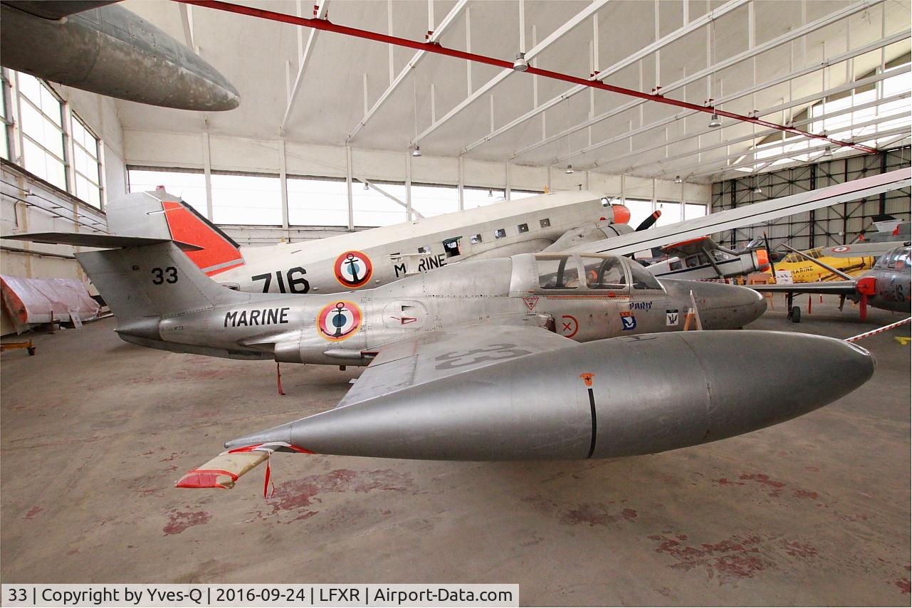33, Morane-Saulnier MS.760 Paris C/N 33, Morane-Saulnier MS.760 Paris, Preserved at Naval Aviation Museum, Rochefort-Soubise airport (LFXR)