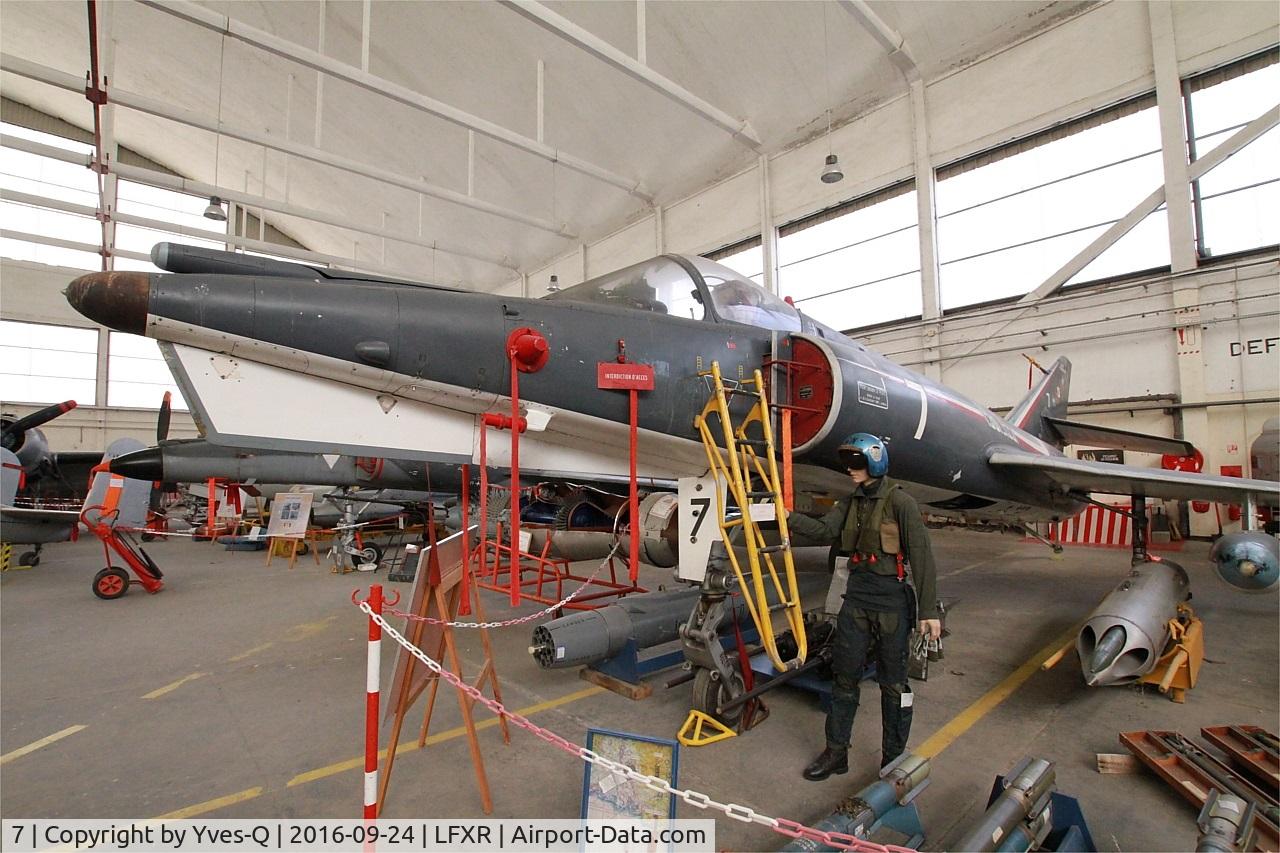 7, Dassault Etendard IV.M C/N 7, Dassault Etendard IV.M, Preserved at Naval Aviation Museum, Rochefort-Soubise airport (LFXR)
