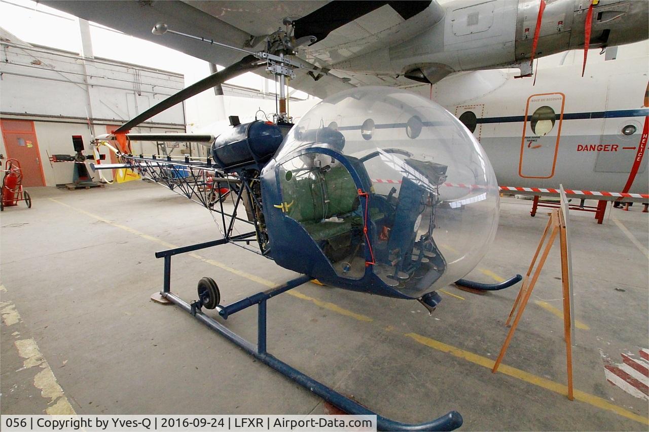 056, Bell 47G-1 C/N 056, Bell 47 G1, Preserved at Naval Aviation Museum, Rochefort-Soubise airport (LFXR)