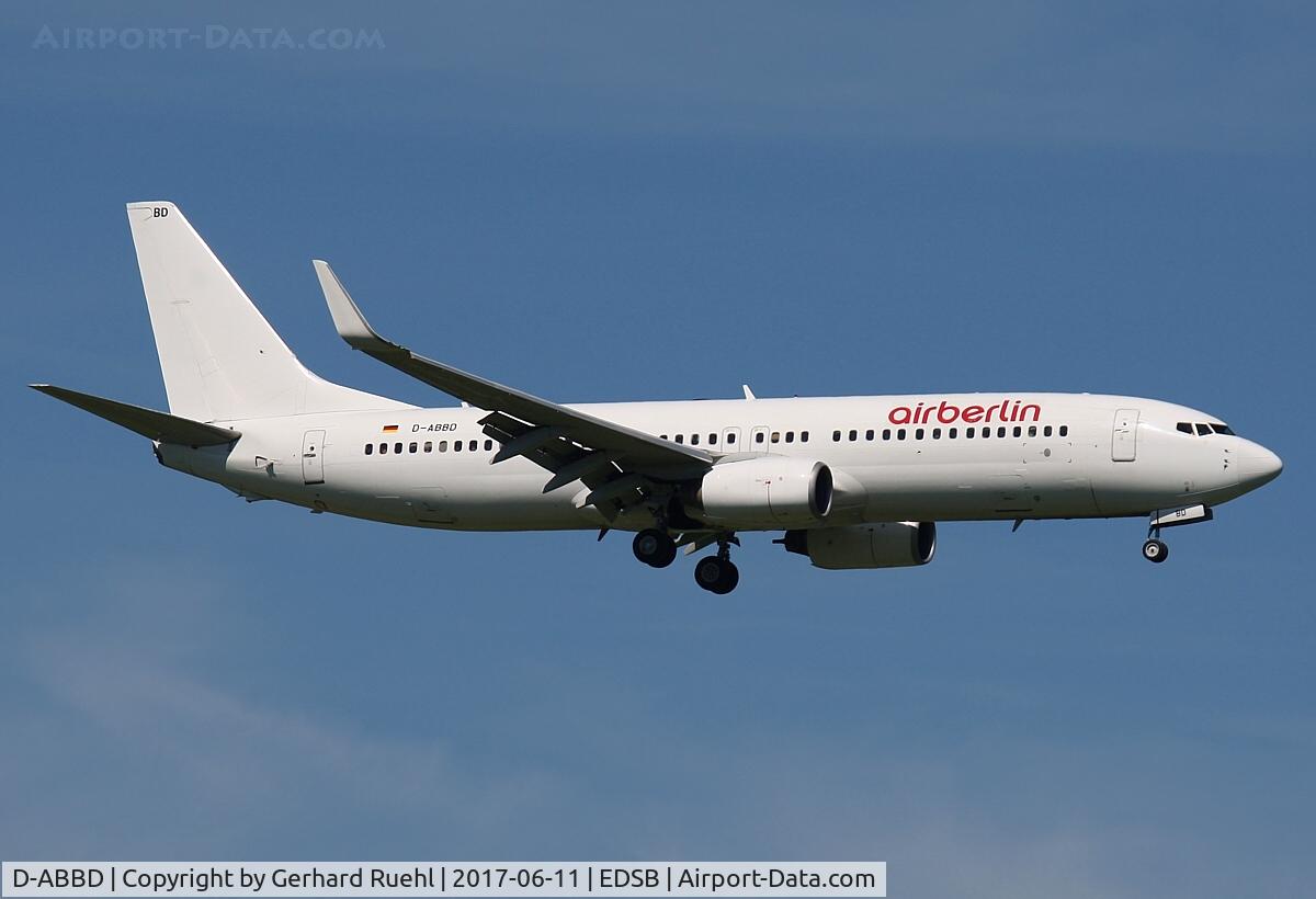 D-ABBD, 2001 Boeing 737-86J C/N 30880, Air Berlin