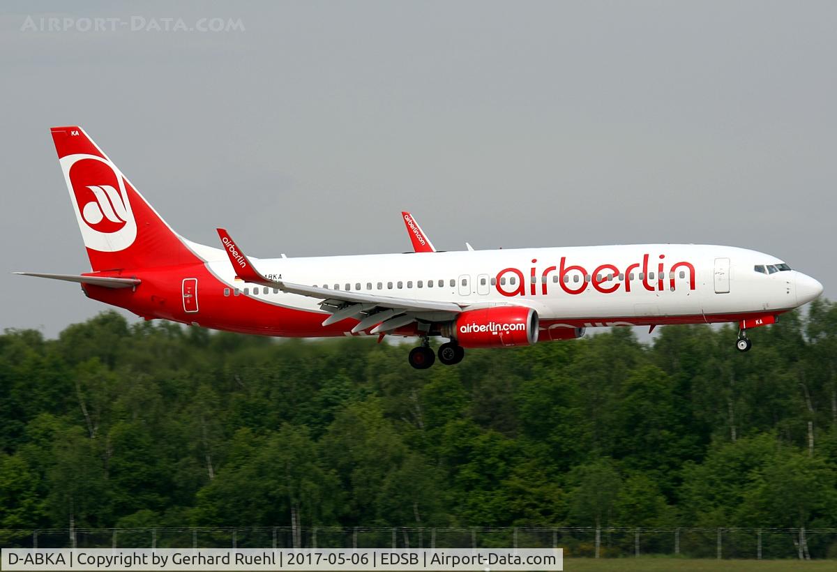 D-ABKA, 1999 Boeing 737-82R C/N 29329, Air Berlin