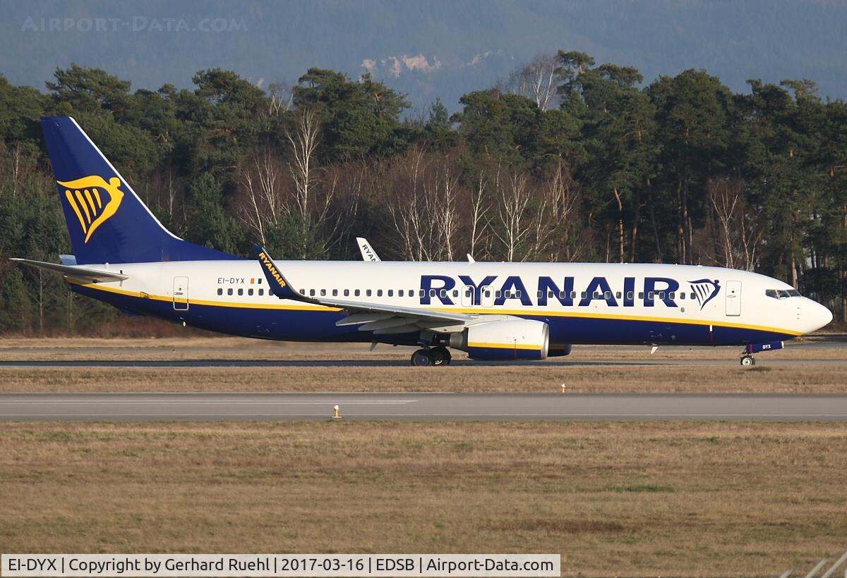 EI-DYX, 2008 Boeing 737-8AS C/N 37517, Ryanair