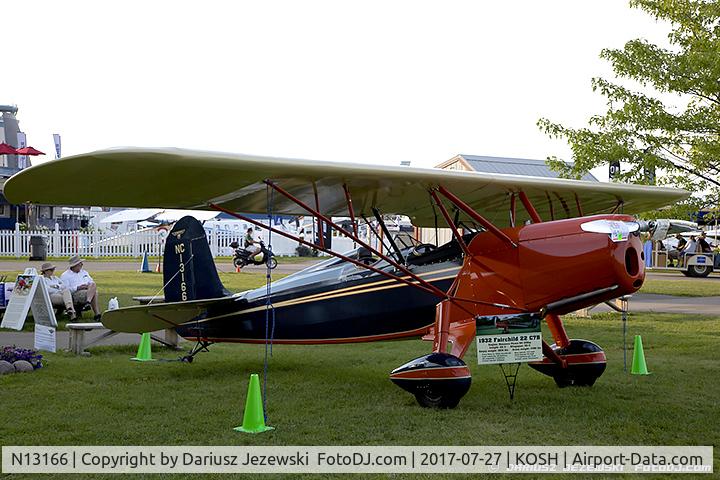 N13166, 1932 Fairchild 22 C7B C/N 1505, Fairchild 22 C7B  C/N 1505, NC13166