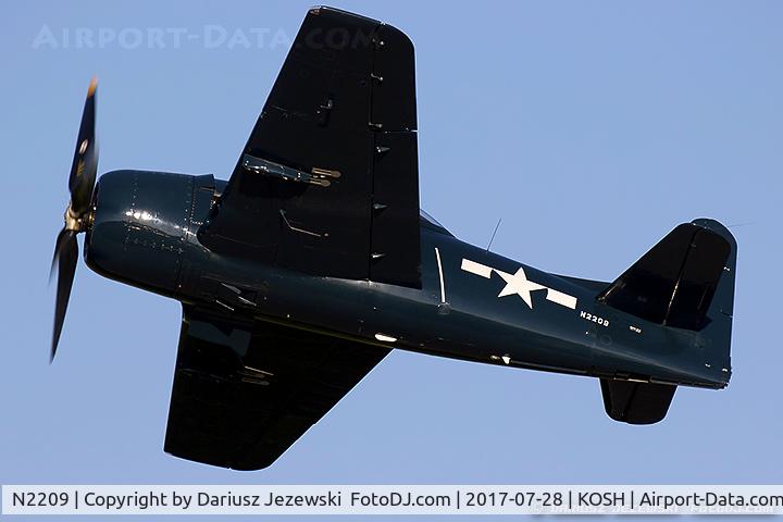 N2209, 1945 Grumman F8F-1B Bearcat C/N 122095, Grumman F8F-1B Bearcat  C/N 122095, N2209