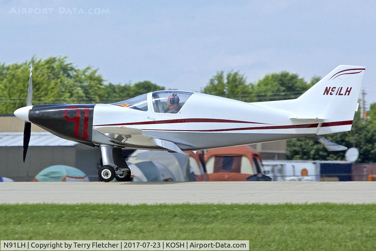 N91LH, 1997 Stoddard-Hamilton Glasair SH-2 C/N 549, at 2017 EAA AirVenture at Oshkosh