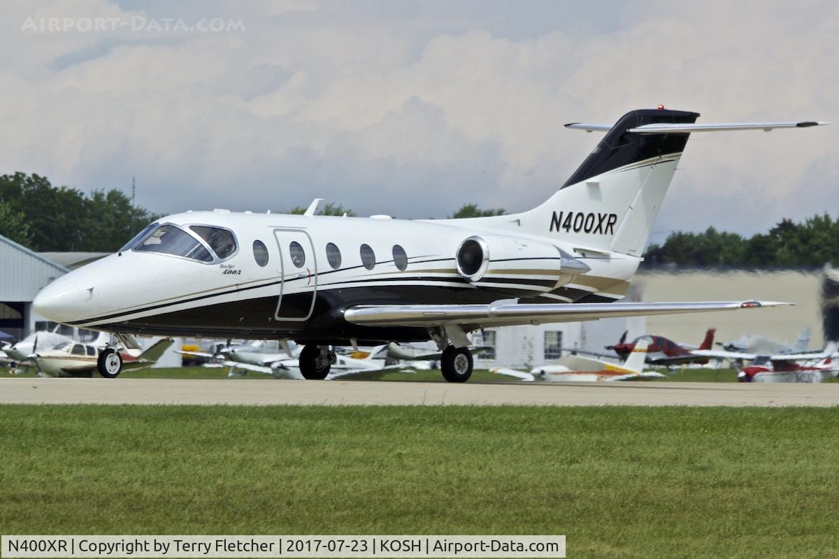 N400XR, 2002 Raytheon Aircraft Company 400A C/N RK-340, at 2017 EAA AirVenture at Oshkosh