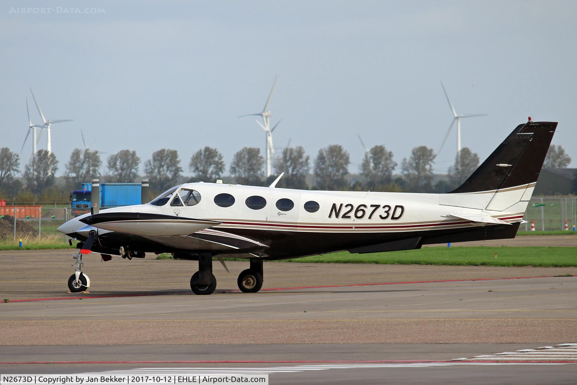 N2673D, 1979 Cessna 340A C/N 340A0755, Lel;ystad Airport