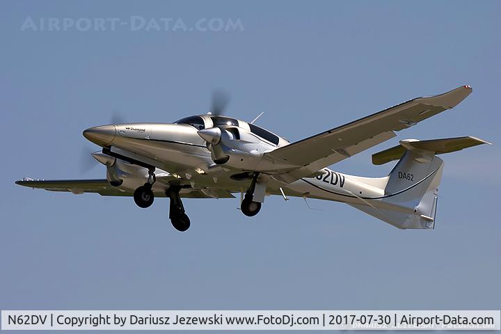 N62DV, 2017 Diamond DA-62 C/N 62.056, Diamond DA-62  C/N 62.056, N62DV