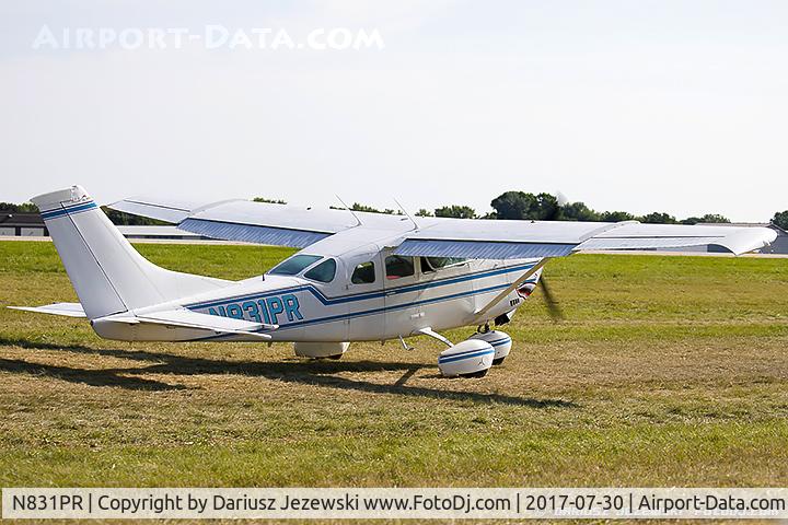 N831PR, Cessna U206F Skywagon Stationair C/N U20603452, Cessna U206F Stationair  C/N U20603452, N831PR