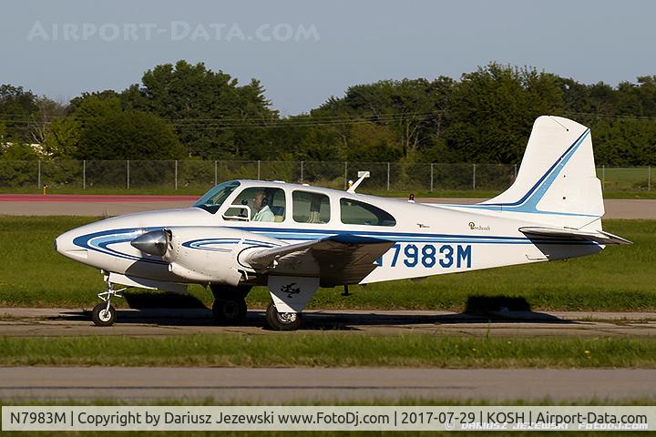 N7983M, 1966 Beech D95A Travel Air C/N TD-671, Beech D95A Travel Air  C/N TD-671 , N7983M
