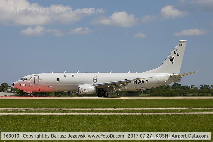 169010, 2016 Boeing P-8A Poseidon C/N 44950, P-8A Poseidon 169010 LL-010 from VP-30 