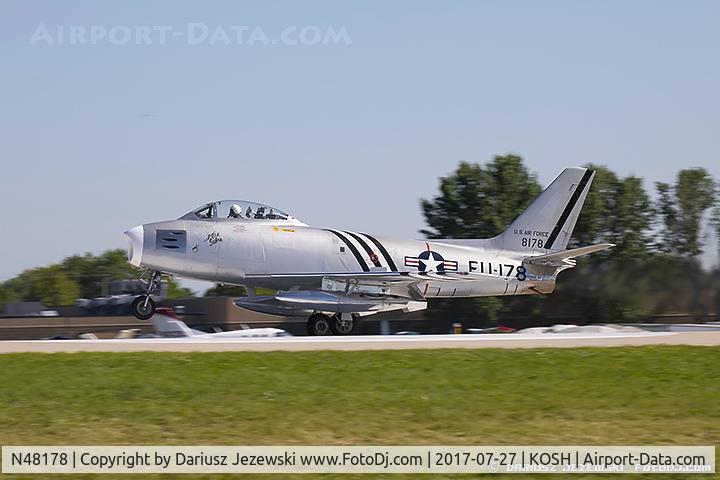 N48178, 1948 North American F-86A Sabre C/N 151-43547, North American F-86A Sabre  C/N 48178, N48178