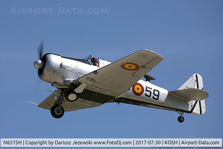 N651SH, 1944 North American T-6G Texan C/N 168-409, North American T-6D Texan  C/N 49-3305, N651SH