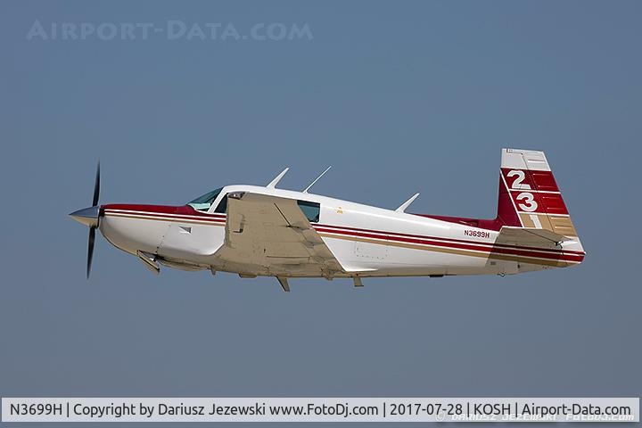 N3699H, 1980 Mooney M20K C/N 25-0476, Mooney M20K  C/N 25-0476, N3699H