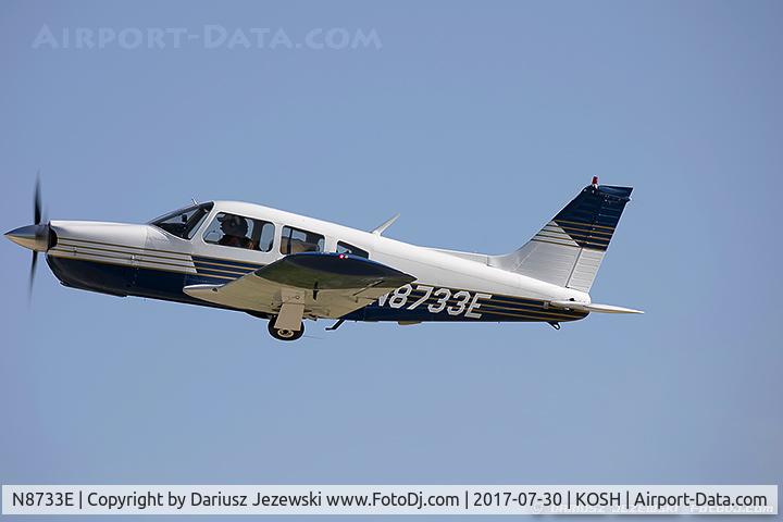 N8733E, 1976 Piper PA-28R-200 Cherokee Arrow C/N 28R-7635207, Piper PA-28R-200 Arrow II  C/N 28R-7635207, N8733E