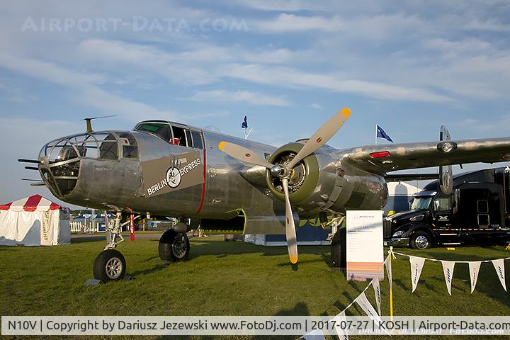 N10V, 1943 North American B-25H Mitchell C/N 98-21433, North American B-25H Mitchell  C/N 98-21433, N10V