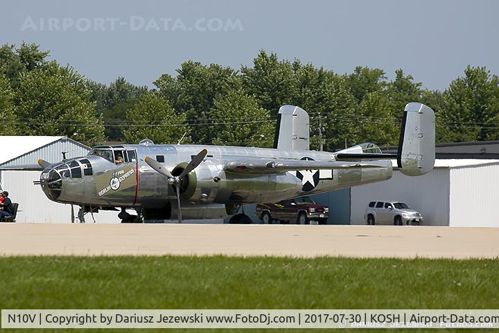 N10V, 1943 North American B-25H Mitchell C/N 98-21433, North American B-25H Mitchell  C/N 98-21433, N10V