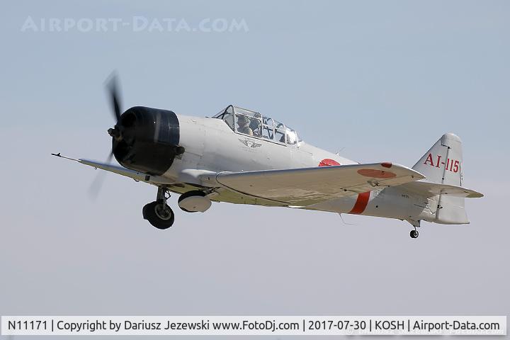 N11171, 1942 North American AT-6B Texan C/N 84-7800, North American AT-6B Texan - Zero replica  C/N 84-7800, N11171
