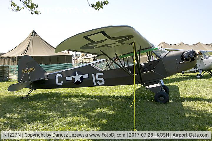 N1227N, 1945 Piper J3C-65 Cub Cub C/N 13800, Piper J3C-65 Cub  C/N 13800, N1227N