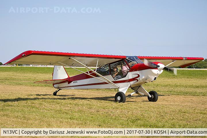 N13VC, 2004 Piper PA-18 Replica C/N 0002, Piper PA-18 Super Cub (replica)  C/N 2, N13VC