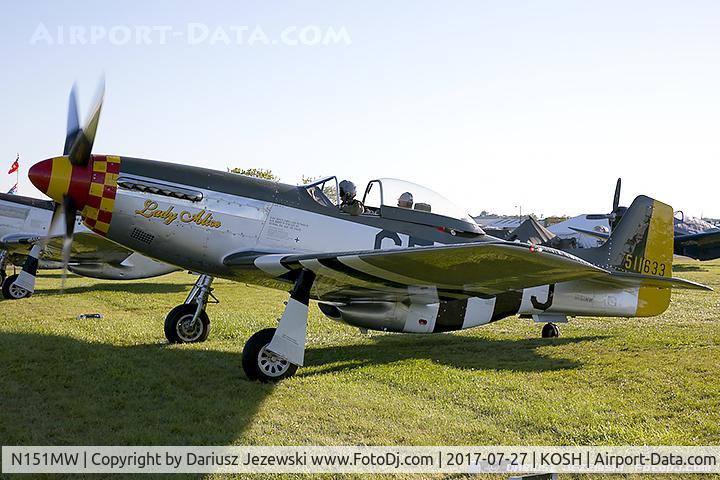 N151MW, 1945 North American P-51D Mustang C/N 124-48386, North American P-51D Mustang 