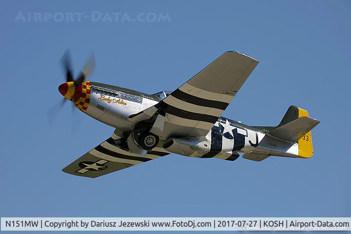 N151MW, 1945 North American P-51D Mustang C/N 124-48386, North American P-51D Mustang 