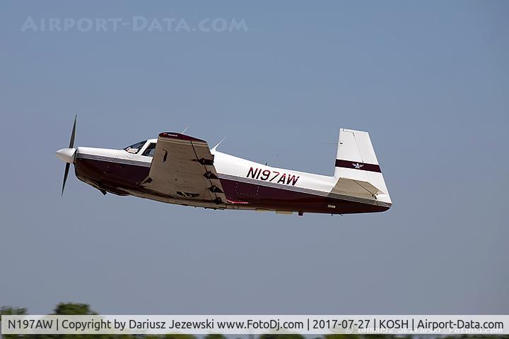 N197AW, 1967 Mooney M20F Executive C/N 670295, Mooney M20F Executive  C/N 670295, N197AW