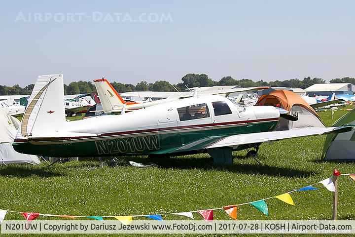 N201UW, 1977 Mooney M20J 201 C/N 24-0390, Mooney M20J 201  C/N 24-0390, N201UW