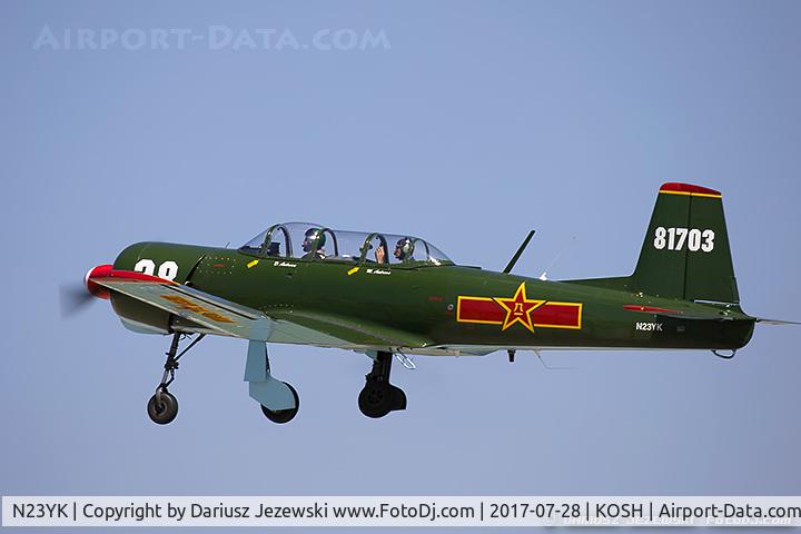N23YK, 1973 Nanchang CJ-6A C/N 1432028, Nanchang CJ-6A  C/N 1432028, N23YK